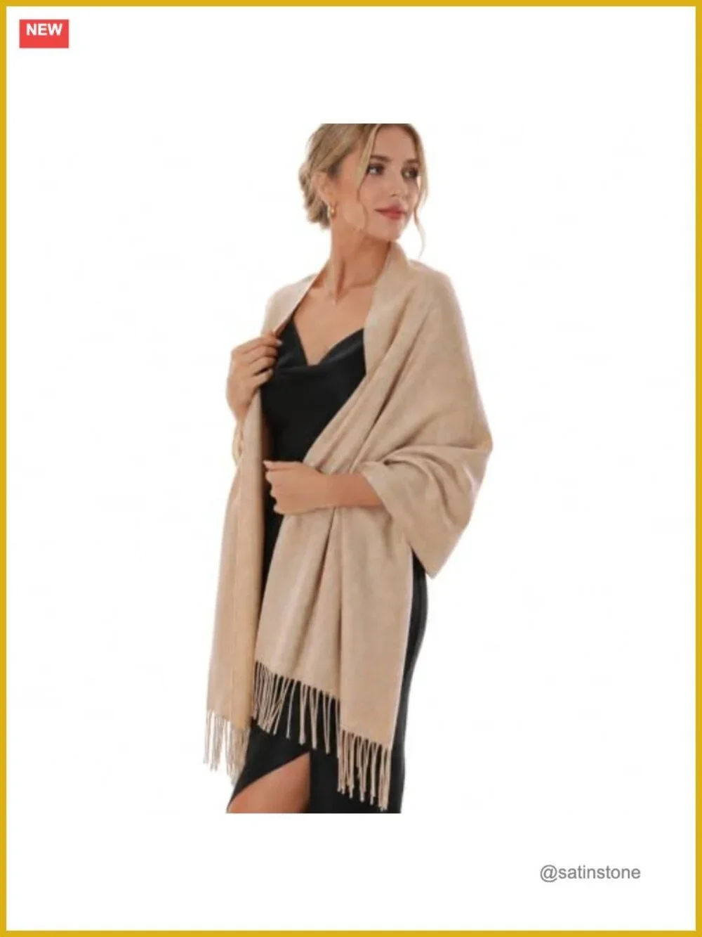 Winter Pashmina Shawl Wrap Large Soft Warm for Evening Dresses